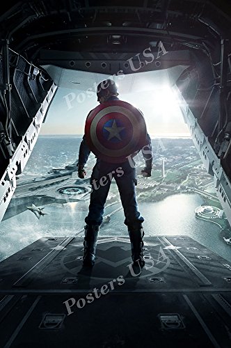 Posters USA - Marvel Captain America The Winter Soldier Textless Movie Poster GLOSSY FINISH- FIL272 (24" x 36" (61cm x 91.5cm))