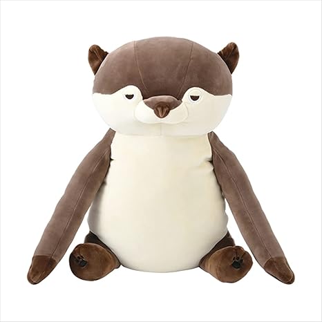 Amazon Co Jp りぶはあと 背筋ピーン抱き枕 リラワーク カワウソのくるり 全長約40cm 姿勢サポート 猫背改善 33 ホーム キッチン