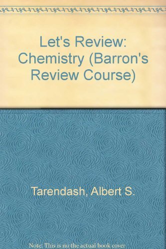 Let's Review: Chemistry (Barron's Review Course)