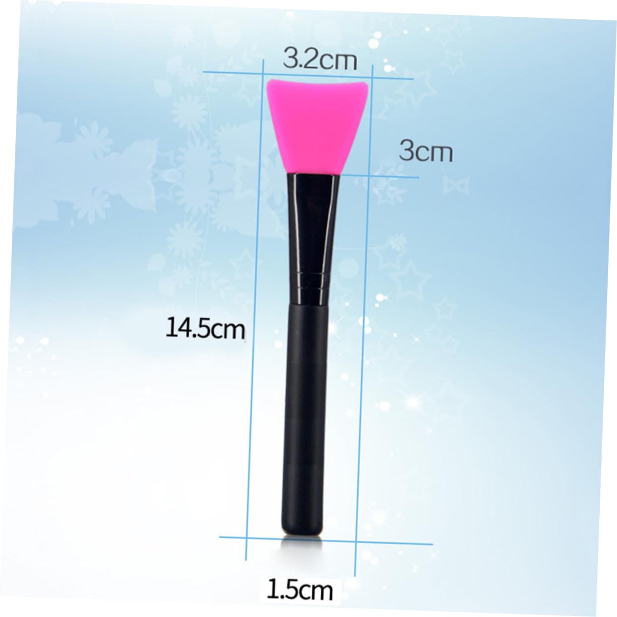 VICASKY Luxurious Skin Care Tool 6pcs Silicone Face Mask Applicator for Body Lotion Clay Masks Random