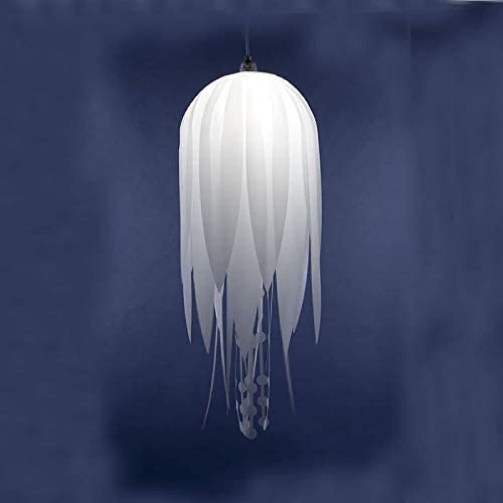 Jellyfish Led Chandelier,Modern Acrylic Pendant Lighting,Glowing Jellyfish Theme Ceiling Light Fixture Haning Lamp For Aquarium Bar Home Art Decor,D,20x60cm(8x24inch)