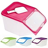 Ideal para el almacenamiento de sus alimentos, desde arroz hasta harina y frutas y verduras.