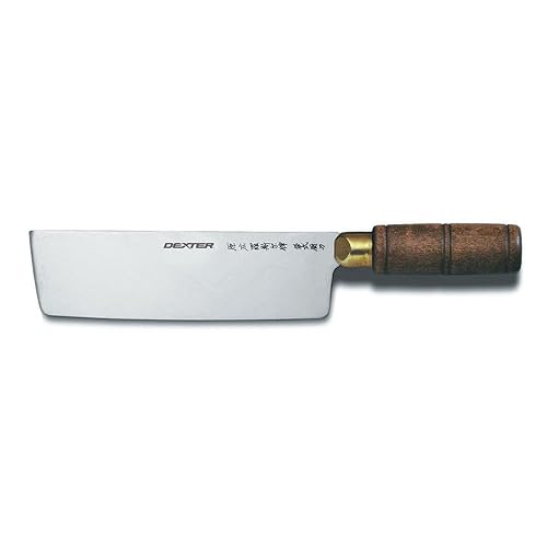 Dexter Russell S5197 Cuchillo de chef chino con mango de nogal hoja de 7 x 2 pulgadas