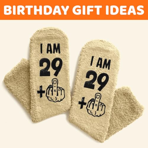 Image of HAPPYPOP Funny Birthday Gifts - 20 25 30 35 40 45 50 55 Year Old Birthday Socks for Him Her