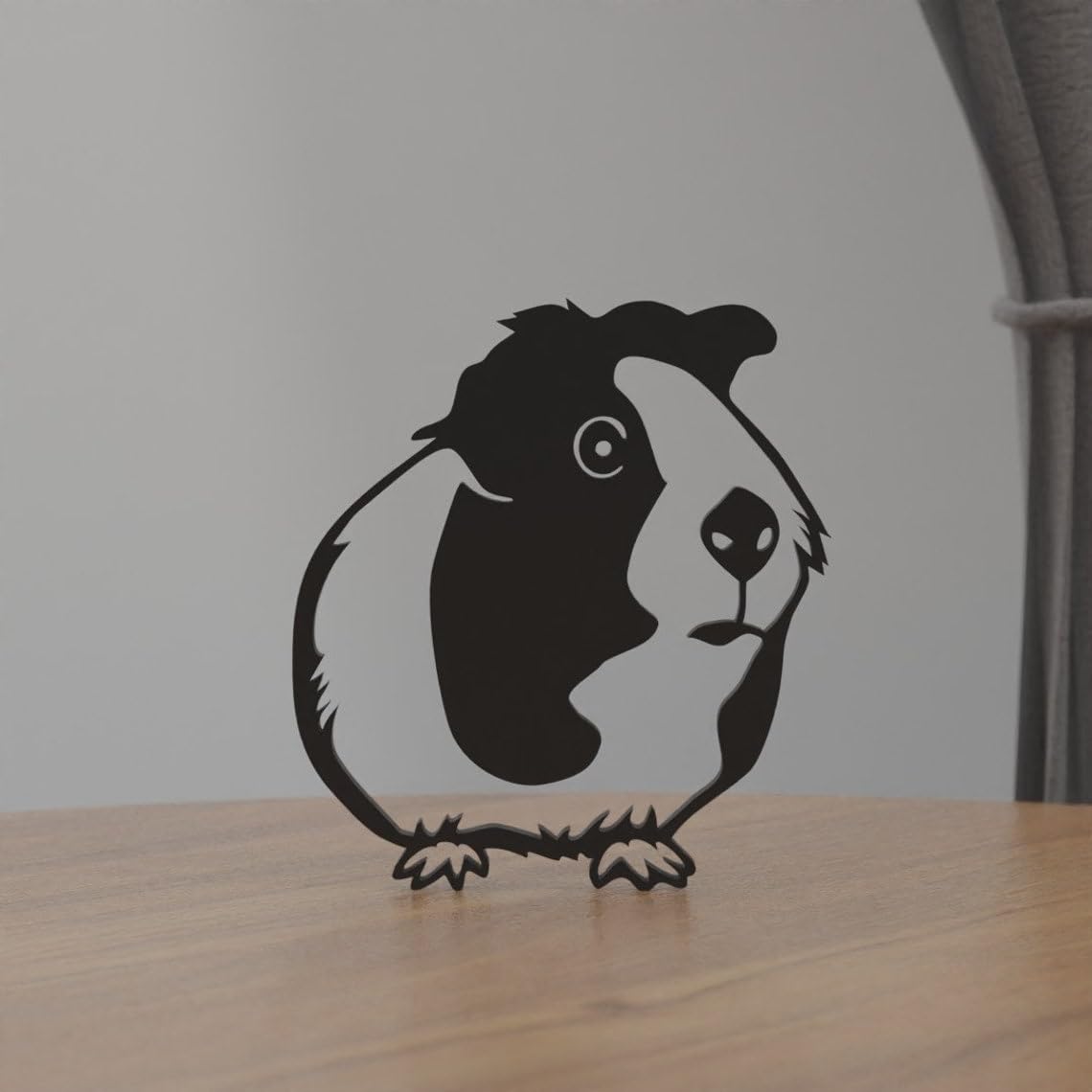 EROTNGO Adorable Guinea Pig Figurine, Unique Hamster Decor, Custom Gift idea, Personalized Home Office Shelf Ornament, Charming Present, Custom Animal Sculpture, Delightful Gift 3