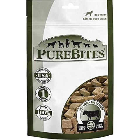 PureBites Beef Liver Freeze Dried Dog Treats Cover