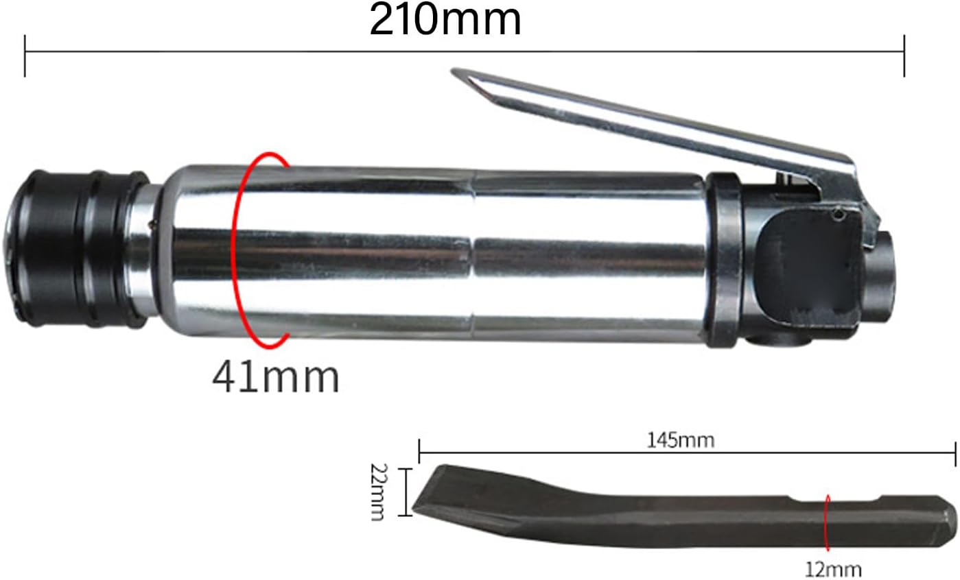 Pneumatic Shovel - Pneumatic Tool Air Hammer, Vibration-Reducing Handle, High Strength Aluminum Alloy, Casting Sand Cleaning & Deburring, Metalworking & Stone Correction