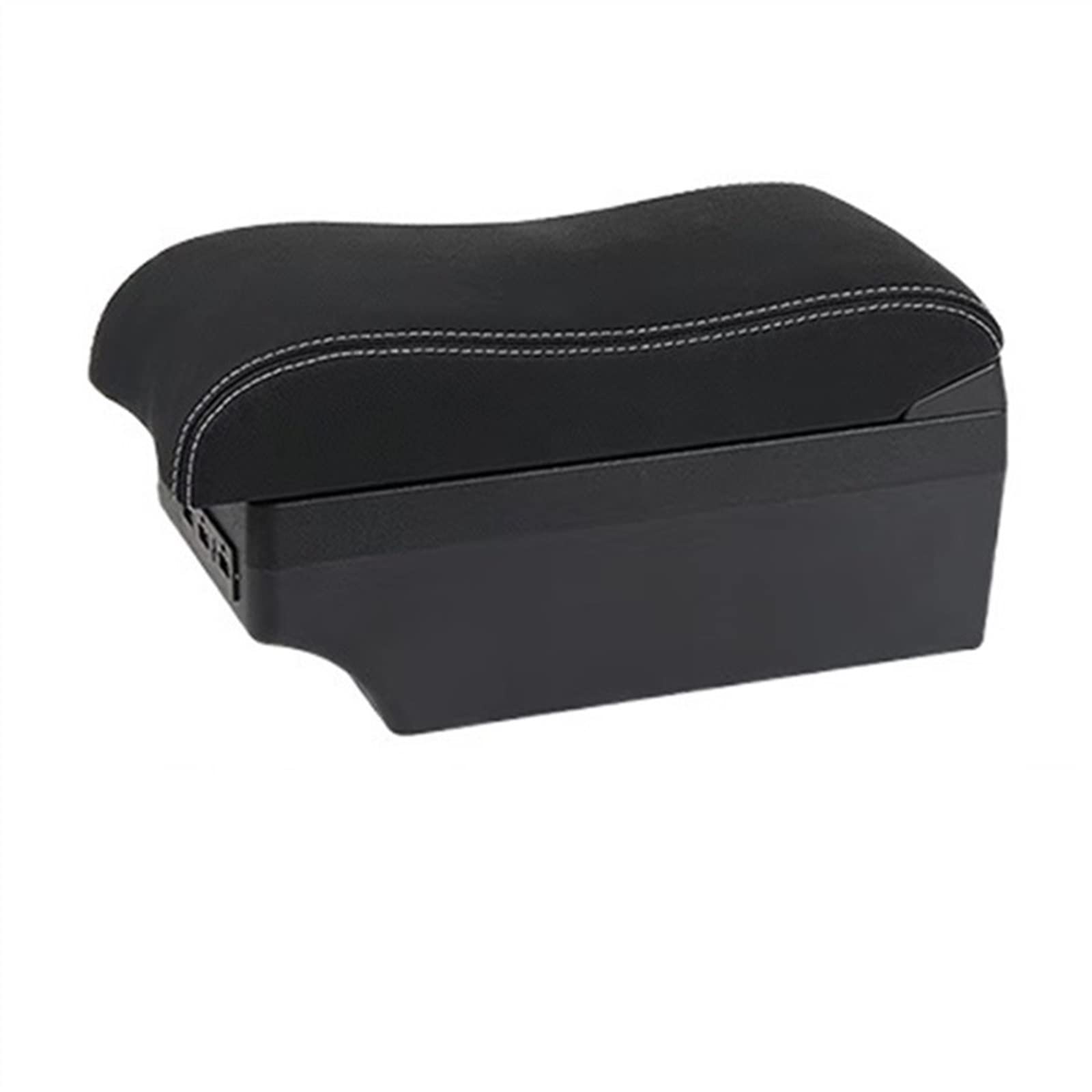 For Hyundai For Solaris 2013 2014 2015 2016 Armrest Box Car Armrest Box Interior Retrofit USB Ashtray(A3-black white 7 usb)