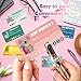 Lesnala 200Pcs Children's Reward Card Punch Cardstock for Kids with Hole Puncher for Behavior Incentive Students Teachers Parents Supplies 3.5 X 2inch Animal Styles