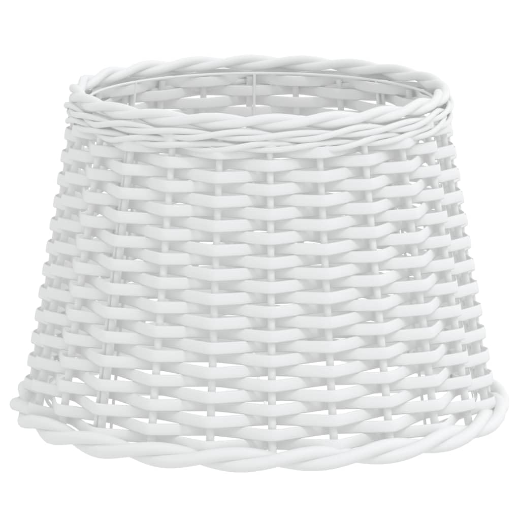 Vidaxl (, 40 X 26 Cm) Lamp Shade Table Wicker Lamp Shade Bedroom Bedside Shade Wicker White/Light