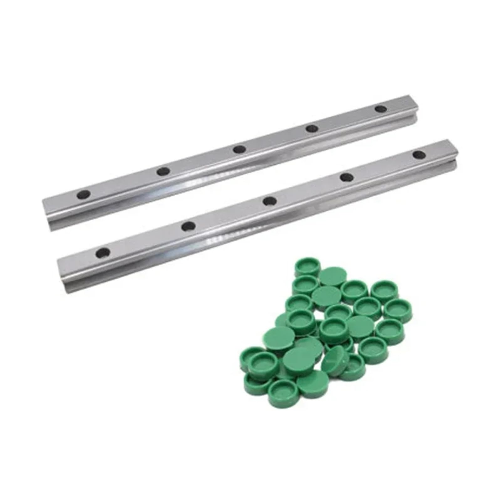 2 szt. HGR15 HGH15 kwadratowa prowadnica liniowa szerokość 15 mm długość + 4 szt. wózków blokowych HGH15CA/kołnierz HGW15CC grawerowanie routera CNC (HGH15CA, 1000 mm)