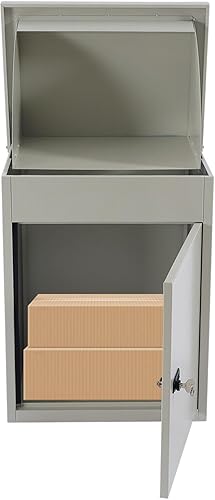 Caja de entrega de paquetes montada en la pared resistente Caja de envío de paquete grande Caja de buzón 16.13x13x22