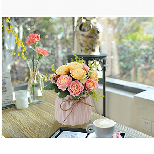 Fausse fleur sans entretien pour table basse et decoration interieure