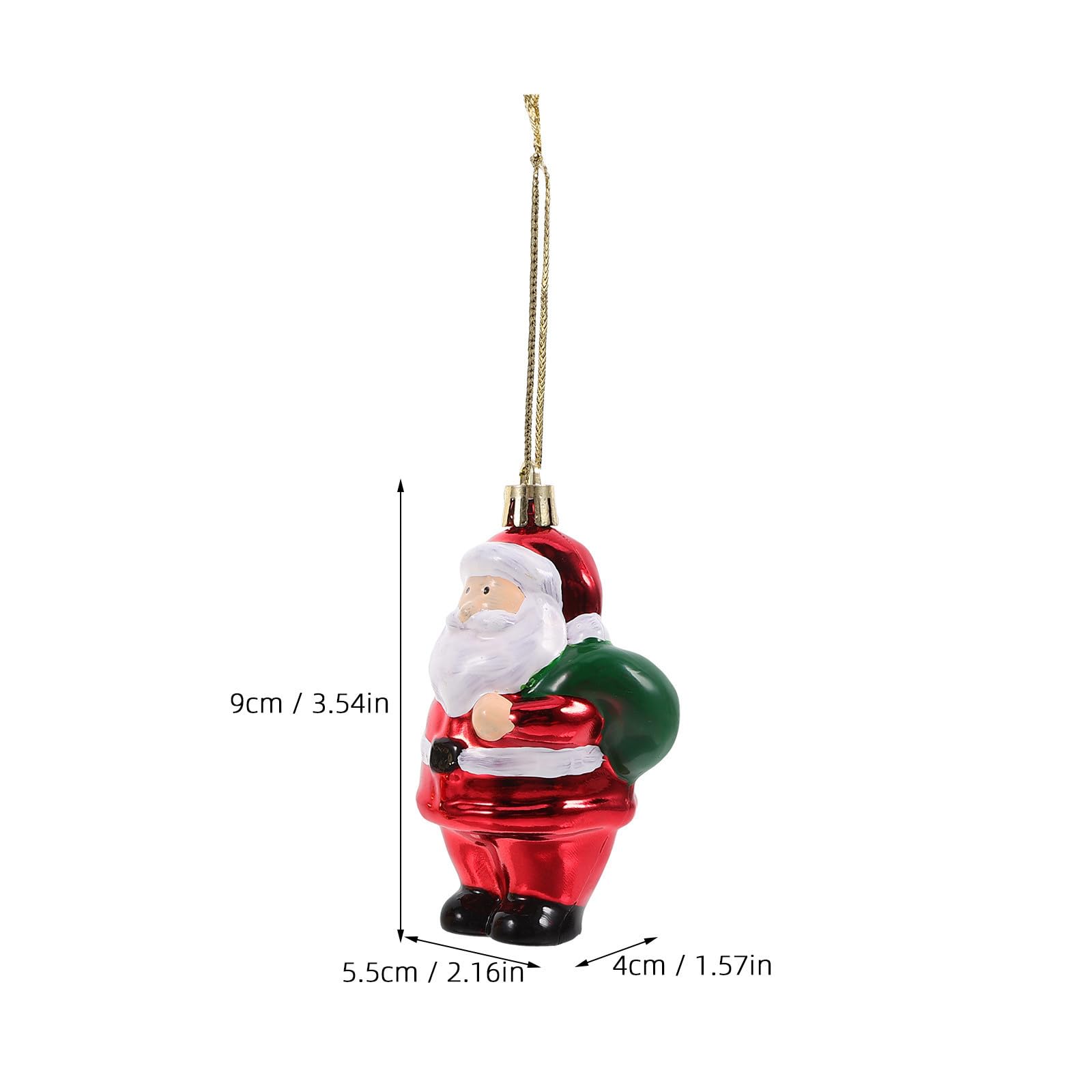 Toyvian 288 Pièces Ensemble de Boules de Noël Suspendues Rouge en Résine | Décorations Festives Légères, Faciles à Accrocher, Réutilisables, pour Sapin et Célébrations Hivernales