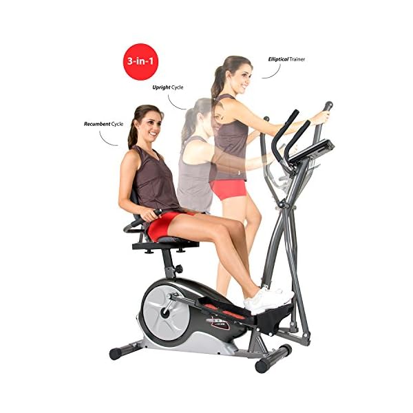 Body Champ 3-in-1 Trio-Trainer Workout Machine, BRT3858