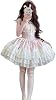 Gothic Lolita Dress, Long, Womens Camisole Dress, Suspender Skirt, Idol Costume, Cosplay, Cute, Lolita, Costume, Ruffle, Lace, Above Knee, JSK School Festival, Cultural Festival, Event