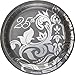 Creative Converting 18 Count Silver Anniversary Paper Lunch Plates, 7
