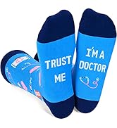 Zmart Men's Police Coach Fireman Doctor Motorcycle Car Race Lawyer Socks, Gifts For Cop Firefight...