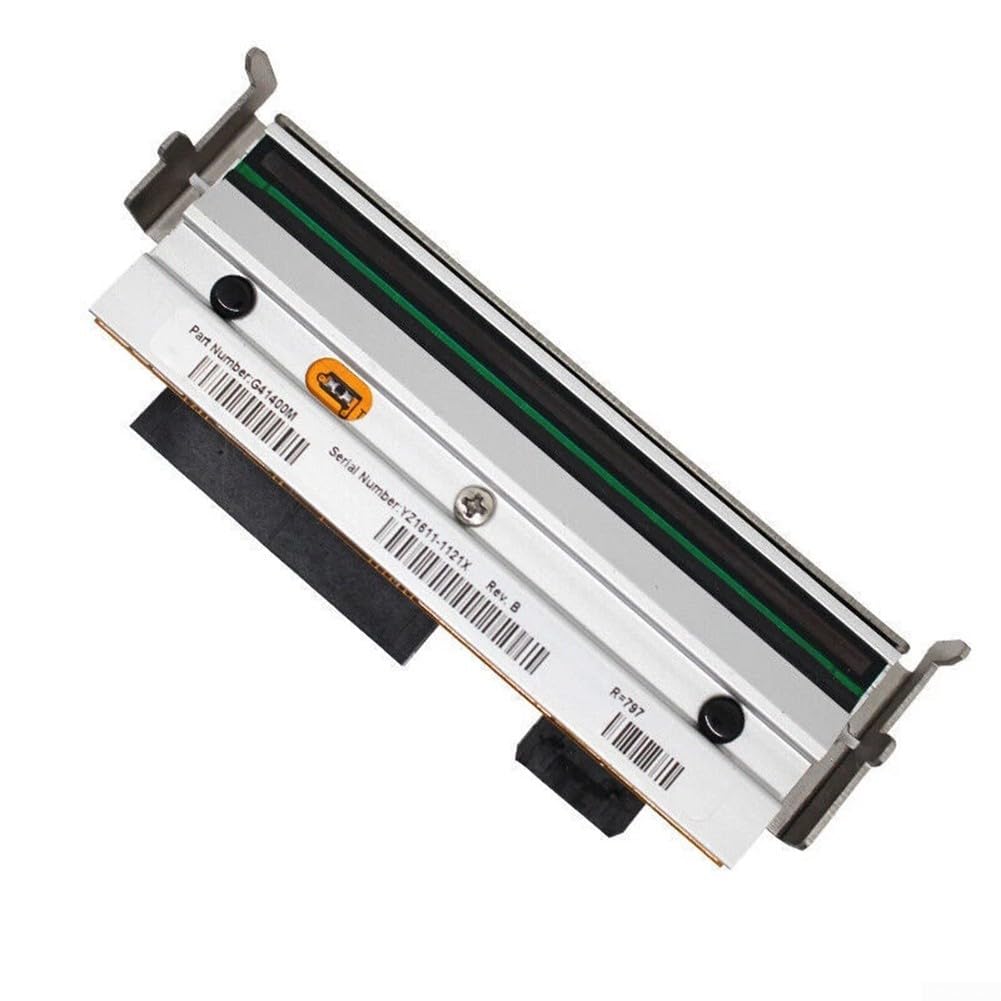 Testina di stampa termica G32432M per stampante di codici a barre Zebra 105SL Risoluzione 203 dpi Stampa a bassa temperatura ad alta velocità Stampa di etichette trasparenti Standard in metallo