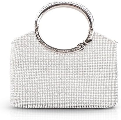 Sparkling Crystal Rhinestone Evening Bag for Women, Bling Clutch ...