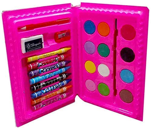 Patly 24 Pcs Color Set | Water Color and Crayons Patly 24 Pcs Color Set | Water Color and Crayons