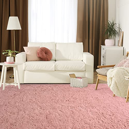 Jelymark SMCSDT817 Super Soft Shaggy Rug For Bedroom, 5X8 Feet Fluffy Carpet For Living Room, Fuzzy Indoor Plush Area Rug For Home Decor, Furry Floor Rugs For Dorm, Kids Nursery Rug For Girls thumb #2