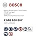 Bosch Professional Zubehör 2 608 628 367 Hohlkehlfräser 8 mm, R1 4 mm, D 8 mm, L 9,5 mm, G 40 mm