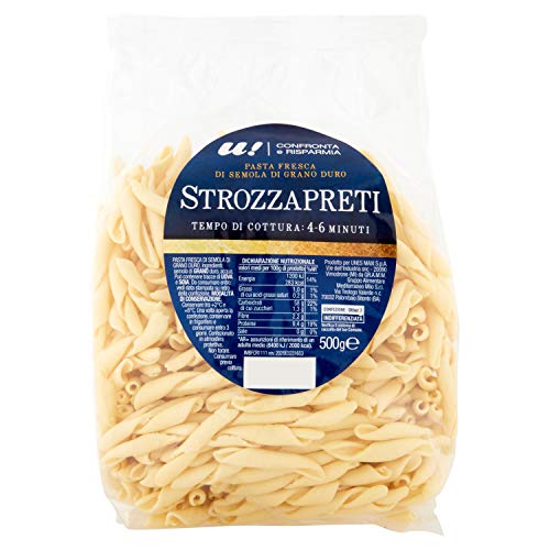 U! Confronta & Risparmia Strozzapreti Pasta Fresca, 500g