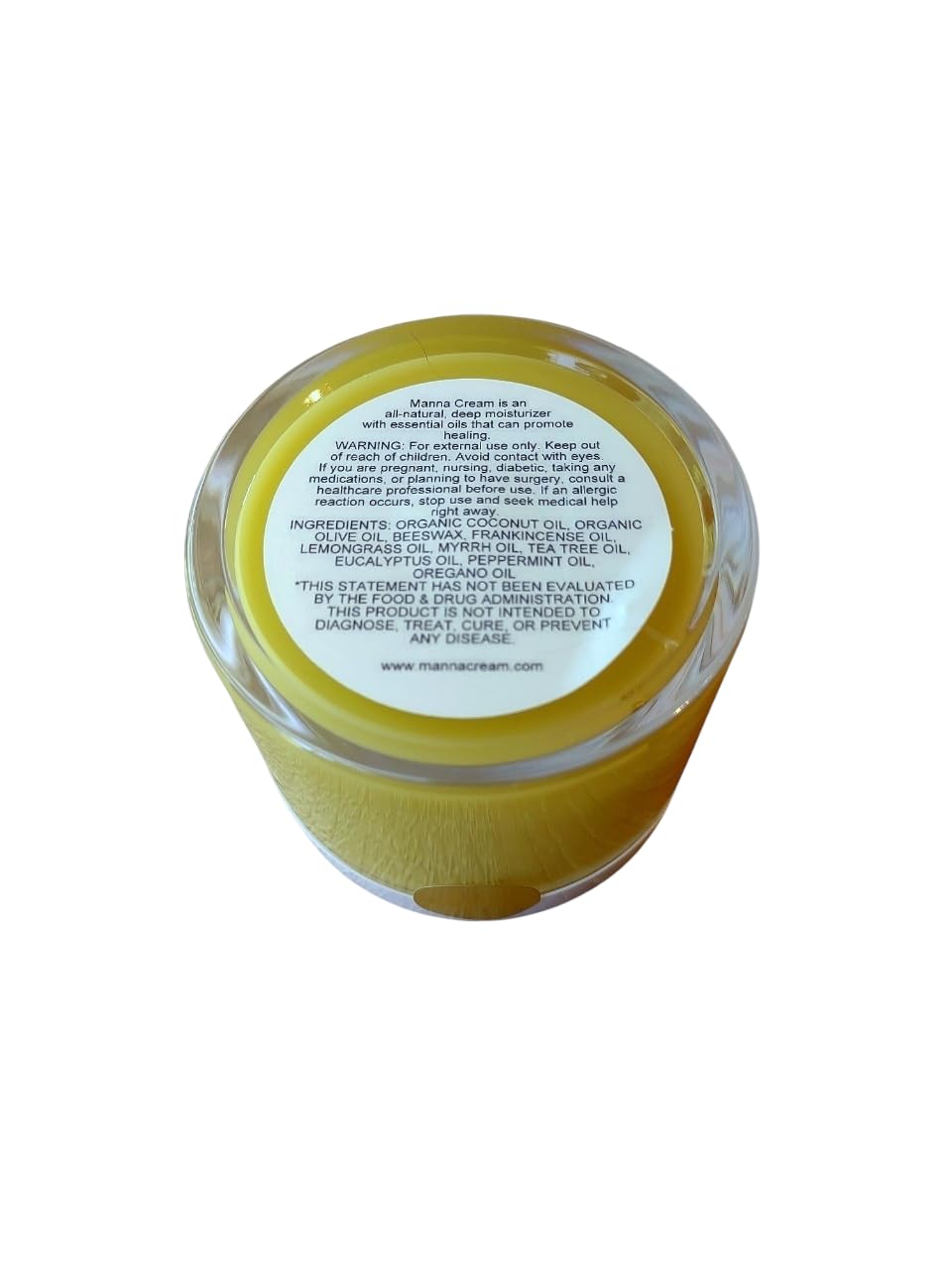 VanSeters Manna Cream | All Natural Face and Body Moisturizer, Lip Balm, and Salve | Non Toxic, Fragrance Free, Dye Free, Essential Oils (4 fl oz)