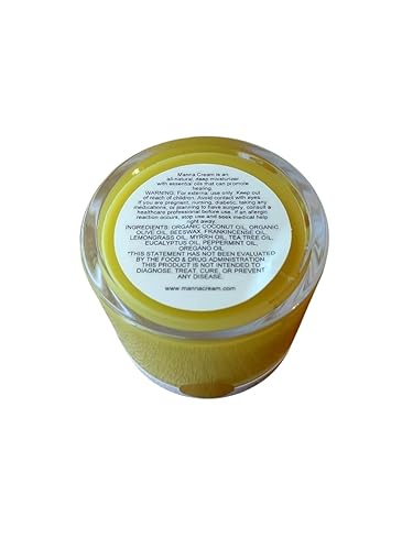 Miniatura 7 de Crema de maná  Crema hidratante totalmente natural, bálsamo labial y ungüento (0.7 onzas líquidas)