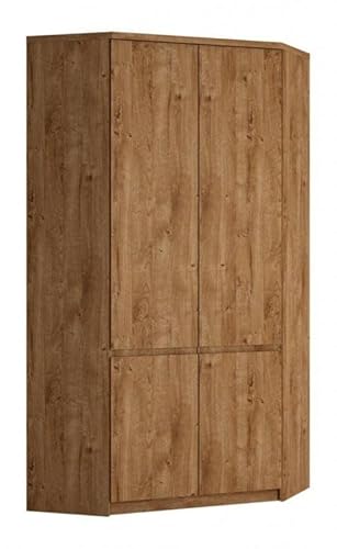 Meble Wójcik Geräumiger Eckkleiderschrank für das Schlafzimmer Fribo