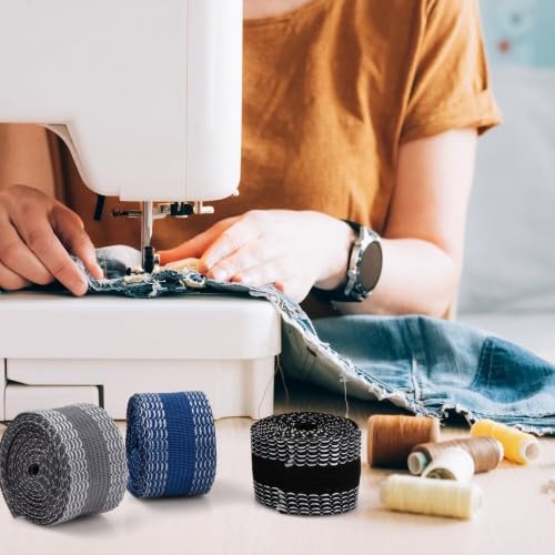 Strijkband Zwart/Grijs - 3 meter - zelf eenvoudig een broek korter