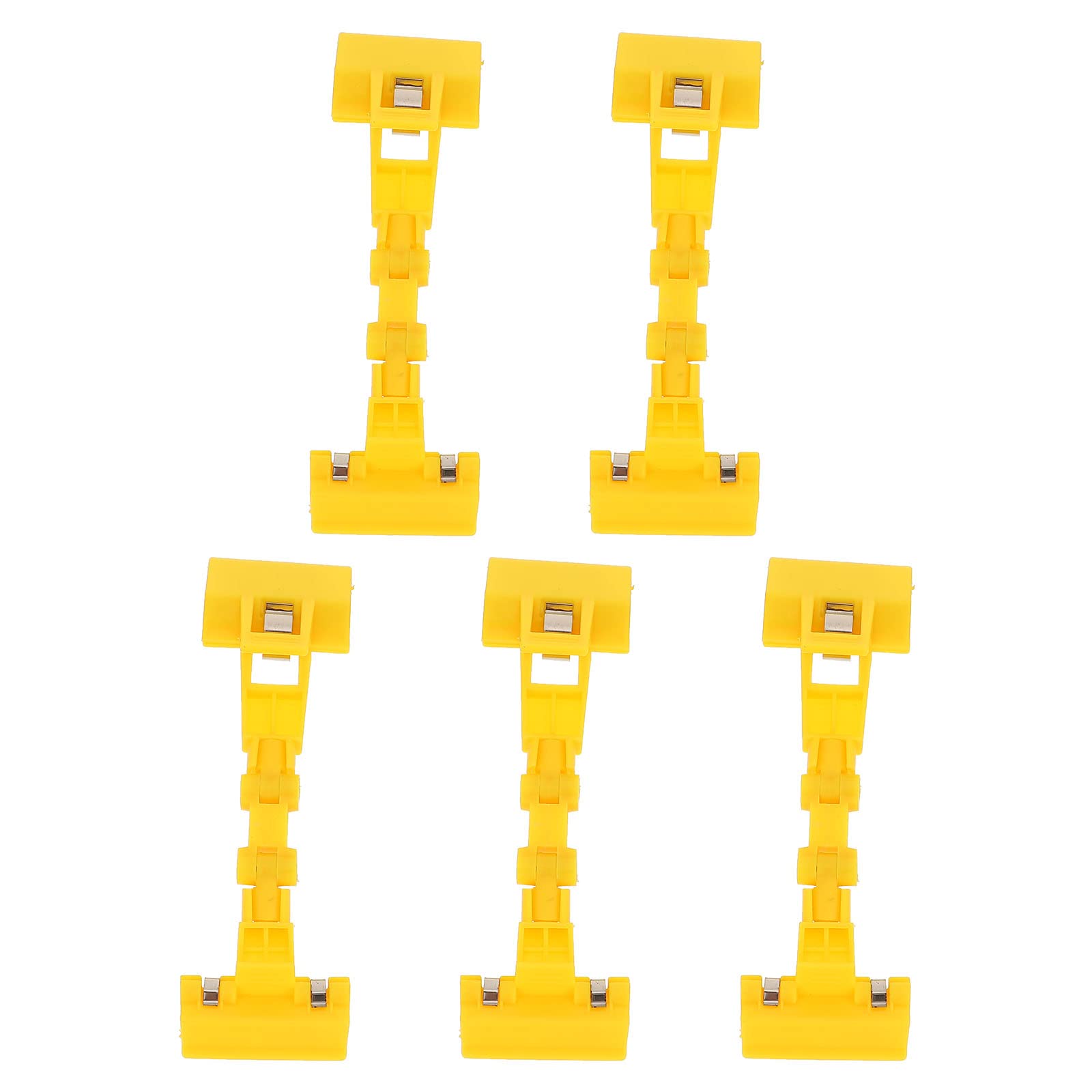 Pinzas para dibujo de doble cabezal en pack de 5 unidades para sujetar bocetos en tableros