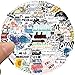 Spanish Motivational Aesthetic Stickers for Adults, 50PCS Spanish Inspirational Quote Waterproof Stickers for Water Bottles Laptop Journal Scrapbook, Teacher Positive Decals