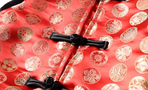 LittleSpring Boys Girls Tang Vest Fleece Lined Chinese New Year Sleeveless Jacket4