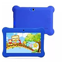 YUMMIN Kinder Tablet 7 Zoll Kids Tablet HD Display Android Tablet für Kinder Kleinkind Tablet Kids Edition Tablet mit WiFi Dual Kamera Kinder Tablet 8GB Kindersicherung（Blau.）