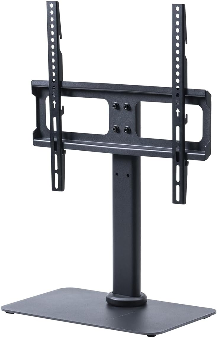 サンワダイレクト テレビスタンド 卓上 32~55インチ対応 耐荷重40㎏ 壁寄せ 首振り 高さ調整 tvスタンド ロータイプ 100-LAD001