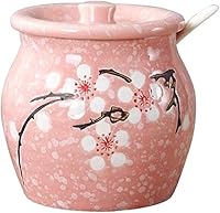 Vista 8 de Tarro de almacenamiento de cerámica con tapa y cuchara