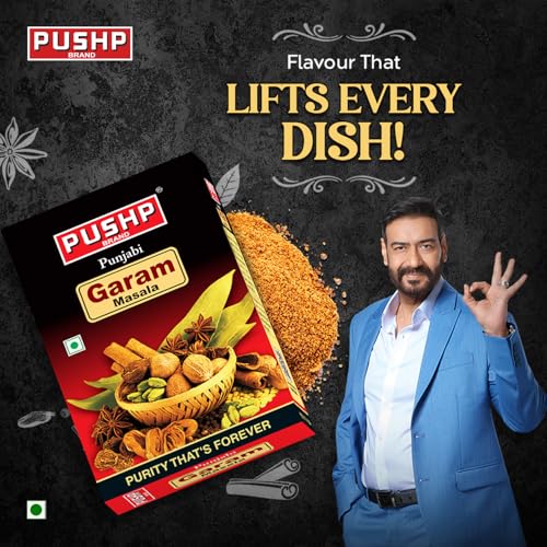 Image of Pushp Brand Punjabi Garam Masala Powder 100g Box(Pack Of 5) | Spice Blend