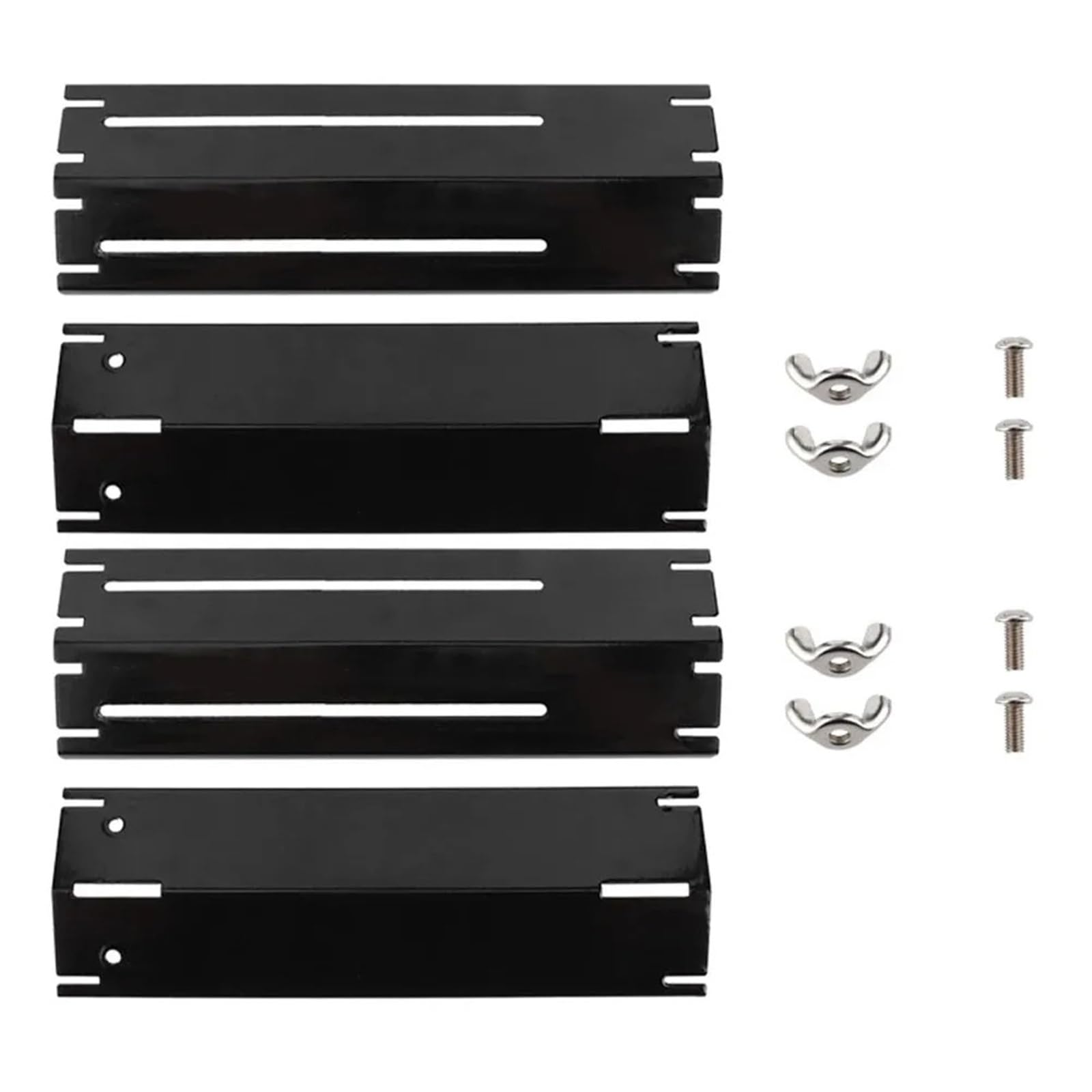 Piastra Riscaldante Per Barbecue Parti di ricambio for Tende termica con scudo termico for griglia regolabile, for barbecue a gas, coperchio del bruciatore for Tende scudo con piastra termica(2Pair(4p