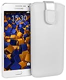 Samsung Galaxy A3 2015 Etui portefeuille en cuir de vachette véritable - la doublure veloutée des sacs en cuir offre une protection complète contre les rayures et un look élégant. Le protecteur d'écran parfait.