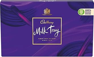 Cadbury Milk Tray Chocolate Box, Assorted Milk Chocolates Gift Set for Birthdays, Sharing or Gifting, The Perfect Valentines Day Gift, 78 g (Pack of 1)