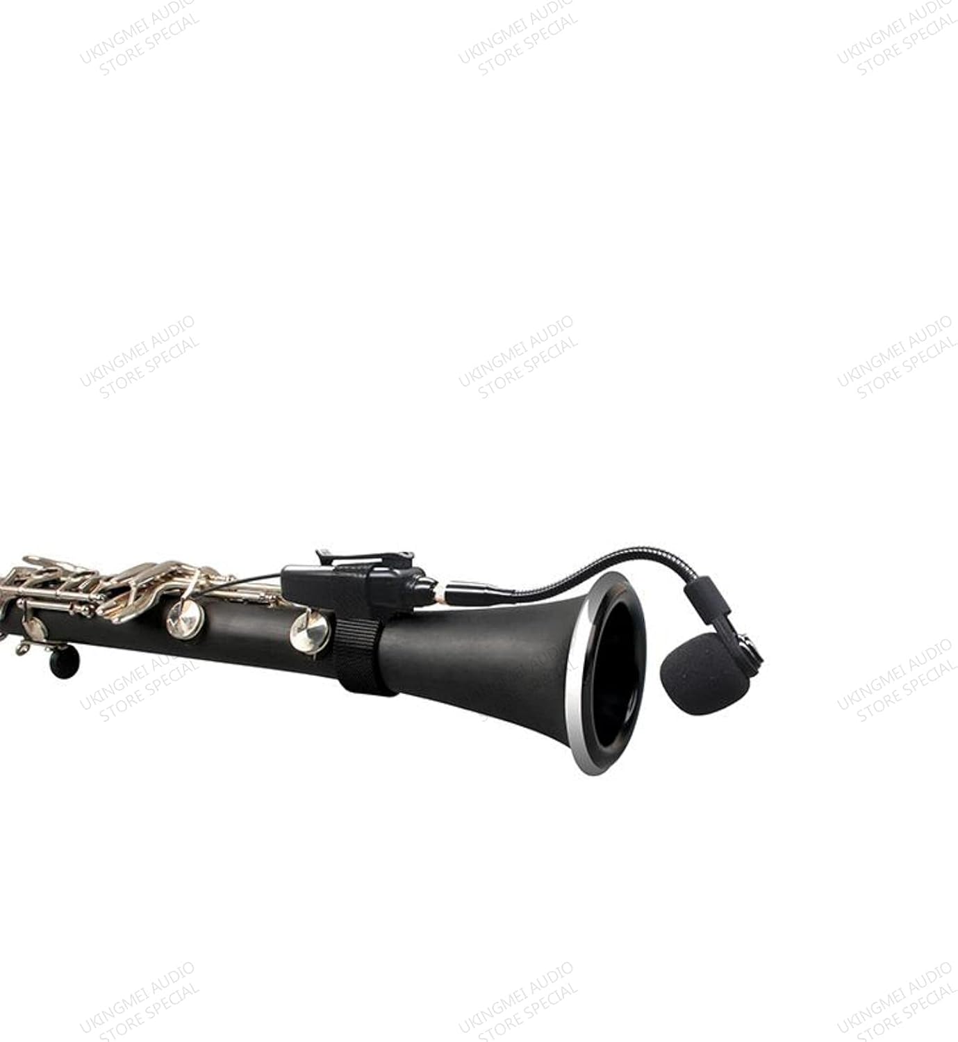 Wireless Instrumental Microphone System Musical Instrument Condenser Microphone Stage Performance (for Clarinet)