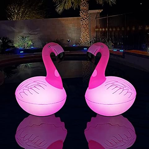 Rukars Solar Flamingo Pool Lights Cover