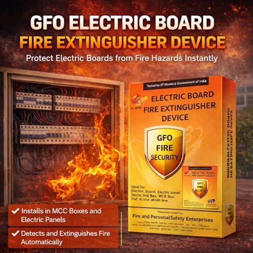 Image of GFO Electric Board Fire Safety Device - Automatic Fire Extinguisher for Electrical Panels & Switch Boards