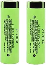 21700 Rechargeable 21700 Battery Case Set 2Pcs 3.6Volt 21700 Tip Battery for flashlights ect