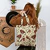 Signare Tapestry Reusable Grocery Eco-Friendly Shopping Tote Bag with William Morris Design (Robin) #4