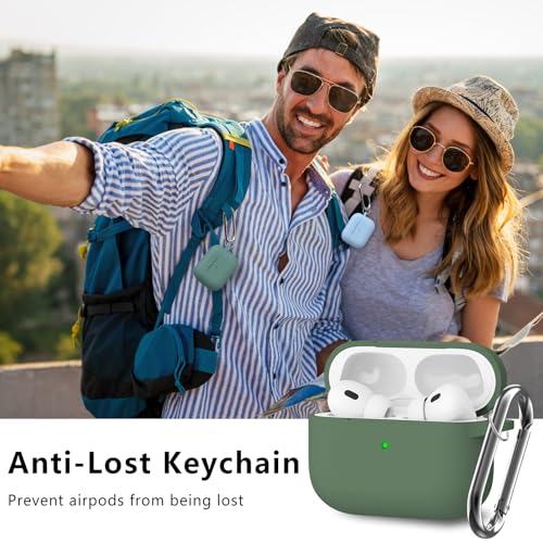 Image of Ljusmicker for AirPods Pro Case Cover with Cleaner Kit,Sprout Green
