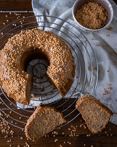 RUF Kuchen-Glasur Haselnuss, 100g im Beutel, mikrowellengeeignet, zum Glasieren von Nuss-Kuchen, Pralinen & Brownies, glutenfrei