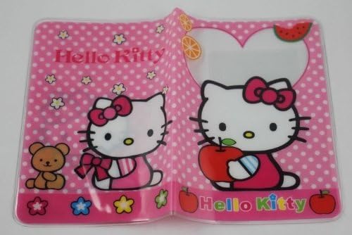 New Pink Cute Cat ID Credit Payment Card Passport Holder Cover Case Pouch